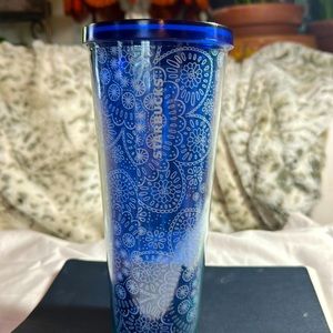 Starbucks 2019 Blue Paisley Tumbler